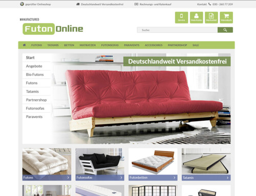 FutonOnline.de – Futons, Massivholzbetten und Accessoires